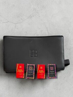 Givenchy Cosmetic Pouch + Perfume Mini Trio (Ysatis & Extravagance) Travel Set